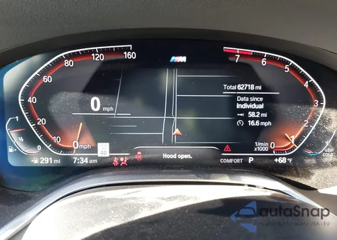 2020 BMW 740I из США, поврежденный, VIN WBA7T2C03LGL17910